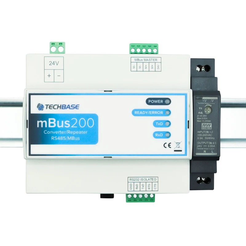 Convertisseur MBus-RS485 - 200 compteurs
