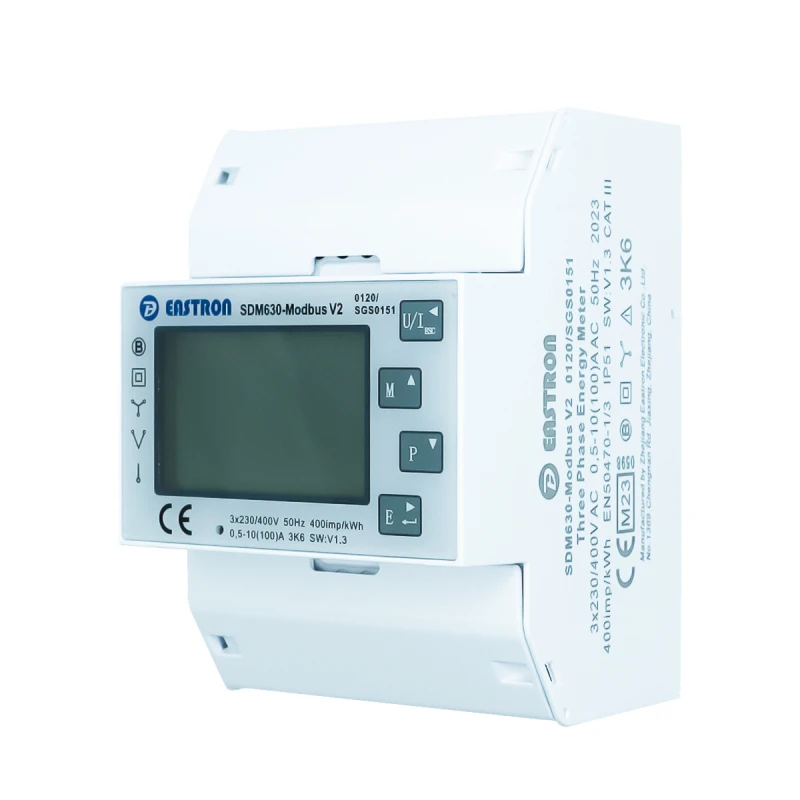 Compteur d'électricité triphasé direct MID